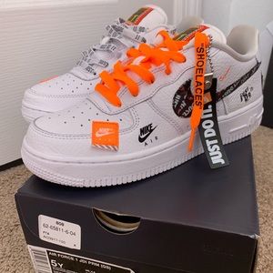 Nike Air Force JDI , off white laces.